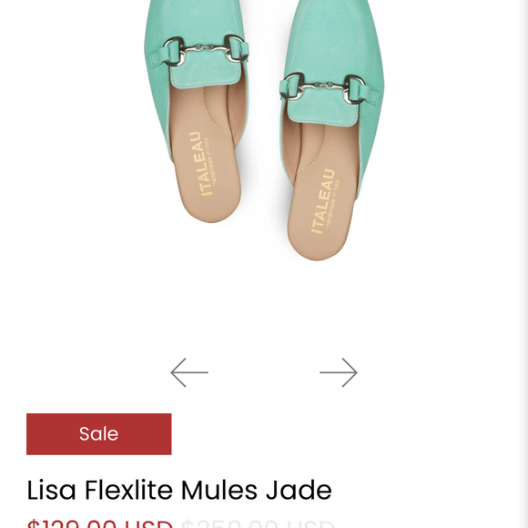 NWOT Italeau Lisa Flexlite Mules - Picture 4 of 4